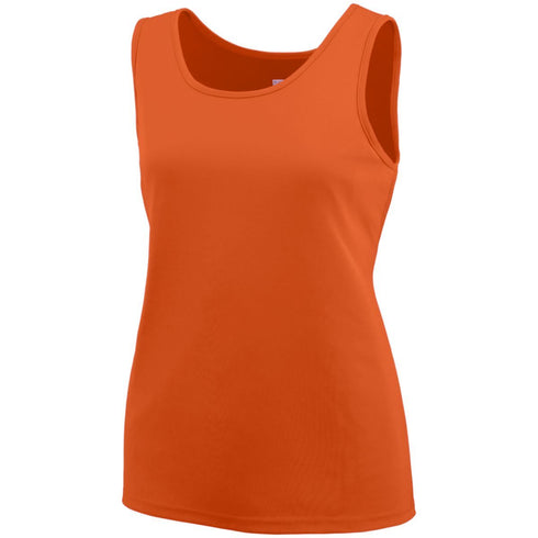Augusta Sportswear Ladies Training Tank (1705), Color 'Orange'